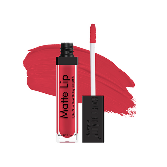 Swiss Beauty Liquid Matte Lipstick- 21 ( Valentine Red )