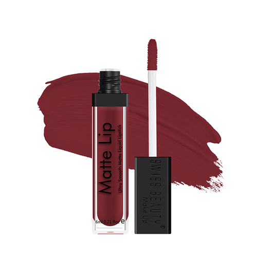 Swiss Beauty Matte Lipstick- 06 Wine Red