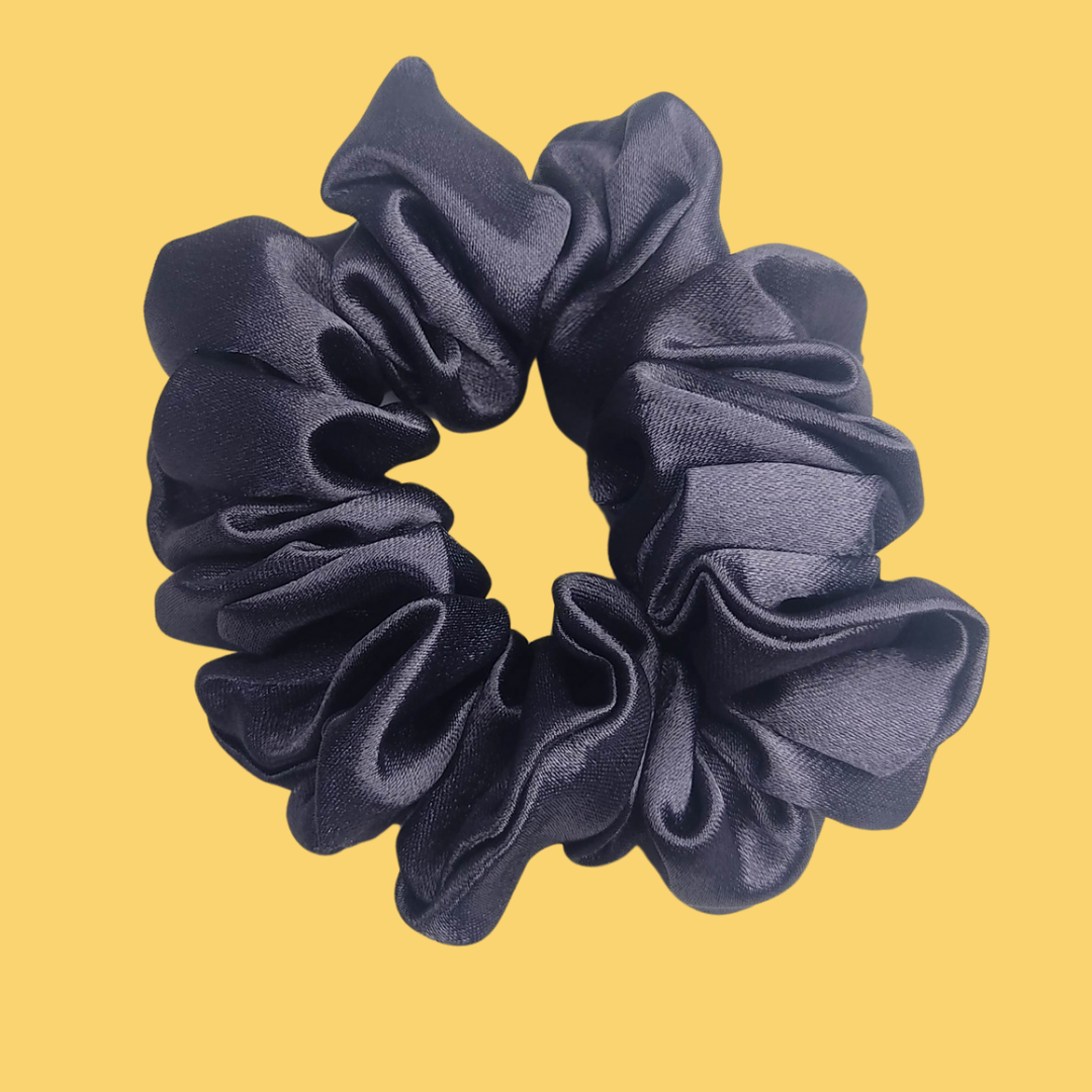 Fluffy Satin Scrunchie #1