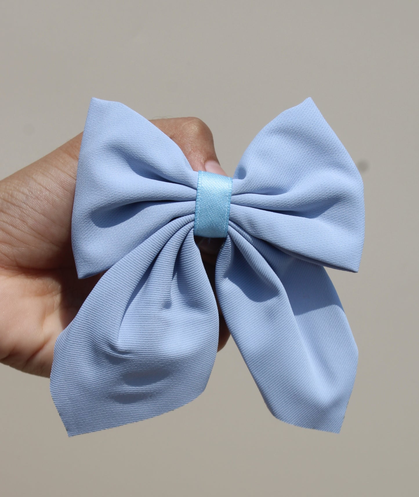 Blue Bow Clip