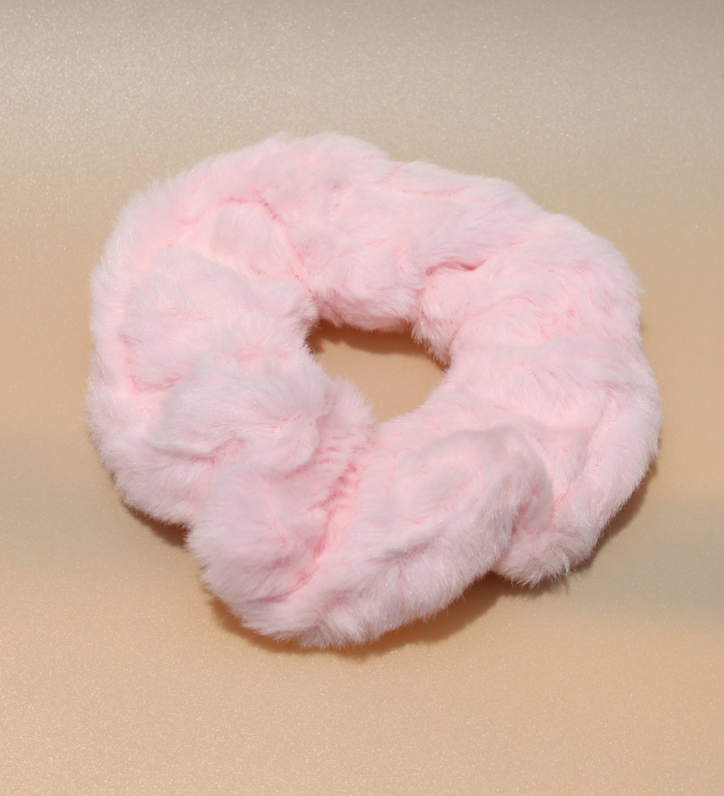 Korean Fur Scrunchie ( pink )