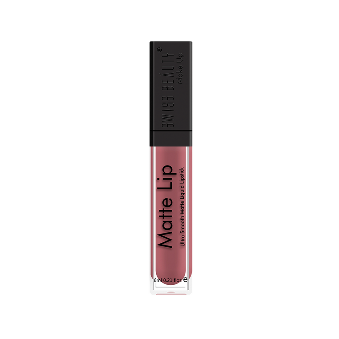 Swiss Beauty liquid matte lipstick- 22 Real nude shade