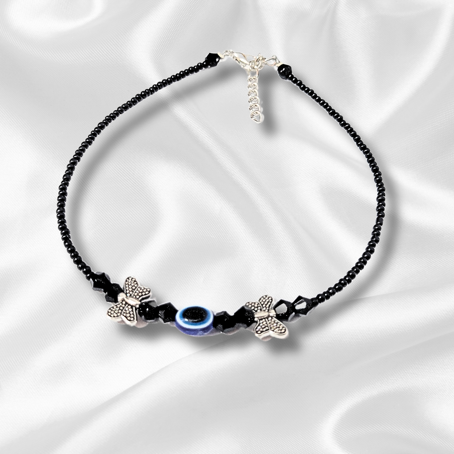 Evil Eye with Butterfly Anklet