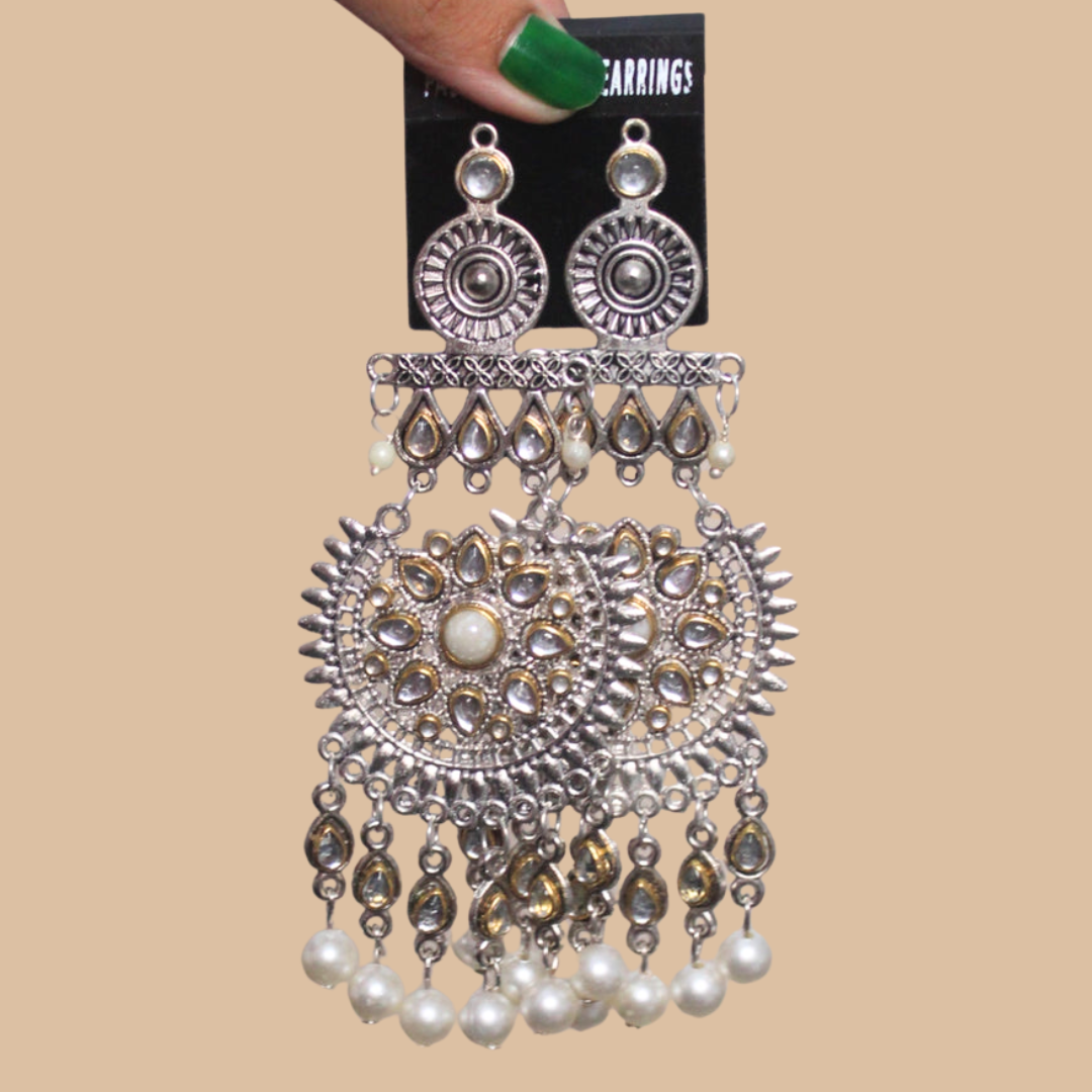 Long Kundan Earring